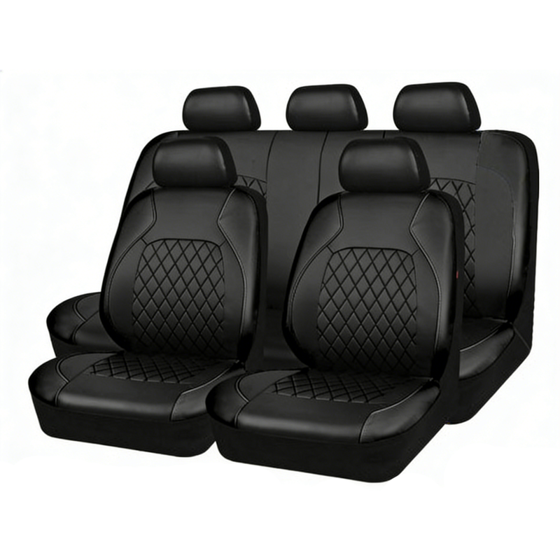 📢📢50% OFF !!!⏰🚗9-Piece Universal Fit Leather Car Seat Cover Set