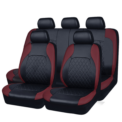📢📢50% OFF !!!⏰🚗9-Piece Universal Fit Leather Car Seat Cover Set