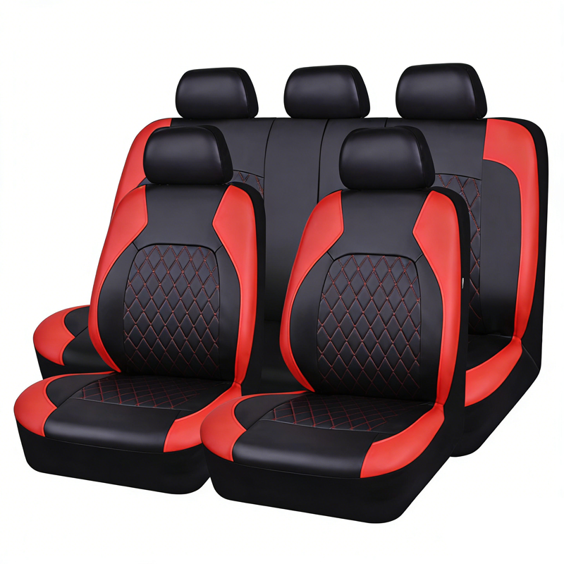 📢📢50% OFF !!!⏰🚗9-Piece Universal Fit Leather Car Seat Cover Set