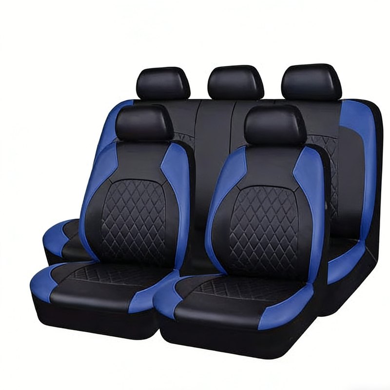 📢📢50% OFF !!!⏰🚗9-Piece Universal Fit Leather Car Seat Cover Set