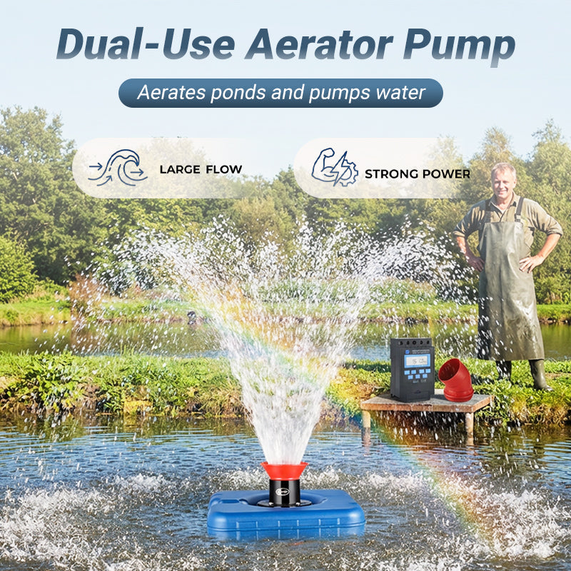 📢📢50% OFF !!!⏰2-in-1 Pond Aerator & Pump