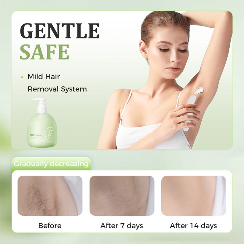 ⏰LAST DAY: only £8.99 ‼️💥Large-size hair removal cream Gentle and non-irritating hair removal cream set (hair removal cream + razor)🎁