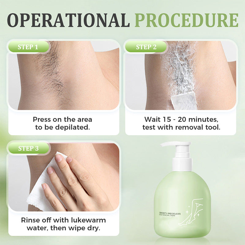 ⏰LAST DAY: only £8.99 ‼️💥Large-size hair removal cream Gentle and non-irritating hair removal cream set (hair removal cream + razor)🎁