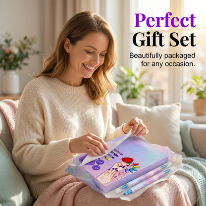 🥳2026 HOT SALE🥳💅50K+ SOLD! 🎉10-Color Dual-Tip Nail Art Marker Pen Set