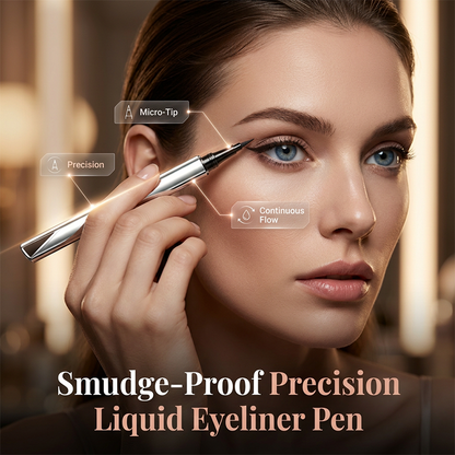 ⏳BUY 1 GET 1 FREE👁️24-Hour Smudge-Proof Precision Liquid Eyeliner Pen – Perfectly Defined Eyes All Day ✨