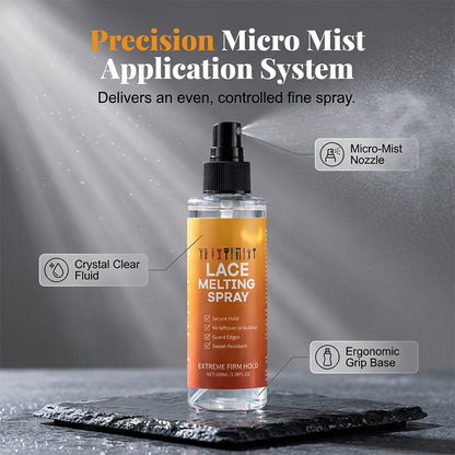 💞50K+ SOLD!🧴🌿 50% OFF!🥳2026 HOT SALE🥳 Lace Wig Melting Spray – Moisturising formula, stops itching. Strong hold, easy wash out. Perfect melt every time! 💇‍♀️✨