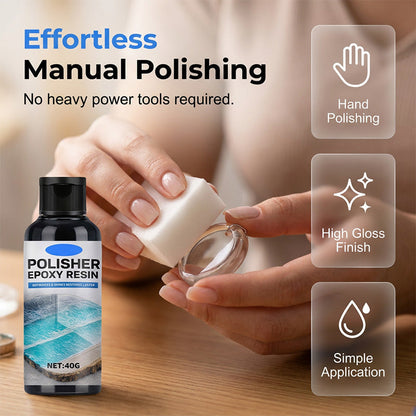 ✨ High-Gloss Epoxy Resin Polish – Restore Shine & Remove Surface Scratches⏰🔥