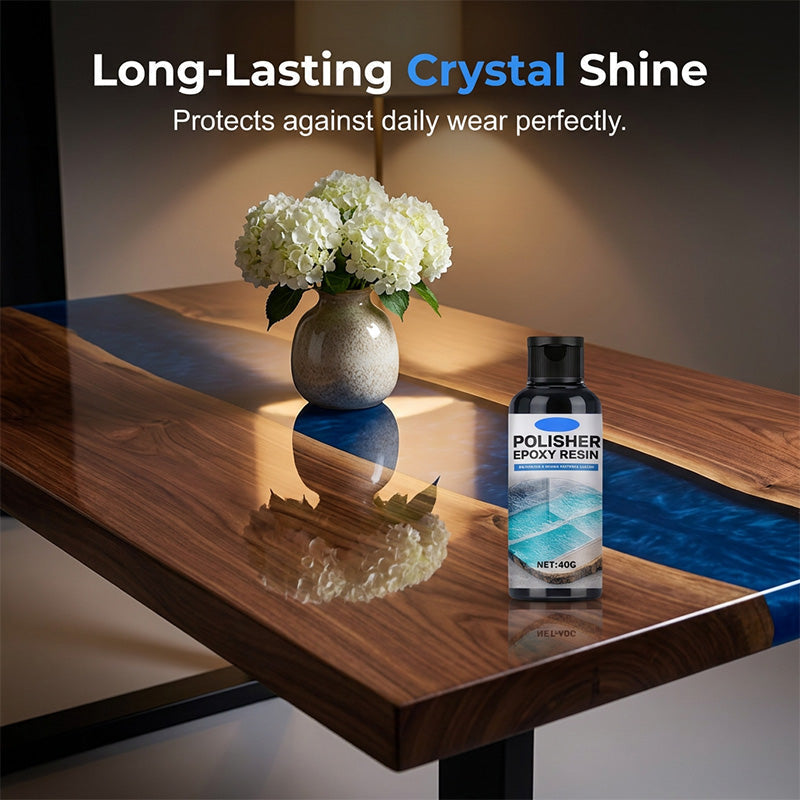 ✨ High-Gloss Epoxy Resin Polish – Restore Shine & Remove Surface Scratches⏰🔥