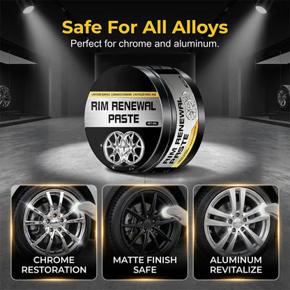 🚗 50% DE RÉDUCTION – Pâte Restauratrice Tout-en-Un pour Jantes – Efface les Rayures, Redonne Brillance & Protège Durablement ✨