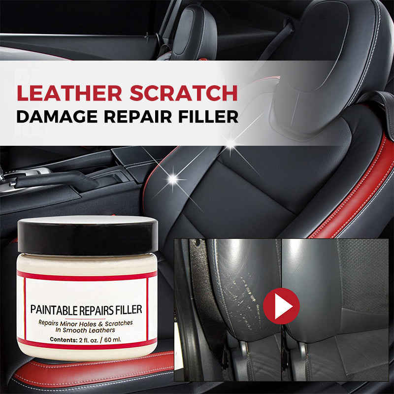 🏆 Last Day Special Price £11.99 ! 🔥Buy 2 Get 1 Free🎁Leather Scratch Repair Filler – Fills deep cracks & damage, restores smooth surface. No need to replace – just fill & forget! 💺✨