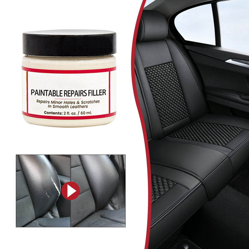 🏆 Last Day Special Price £11.99 ! 🔥Buy 2 Get 1 Free🎁Leather Scratch Repair Filler – Fills deep cracks & damage, restores smooth surface. No need to replace – just fill & forget! 💺✨