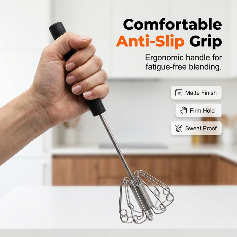 ⏰🔥LIMITED TIME 50% OFF!🔥50K+ SOLD!   ✨Stainless Steel Semi-Automatic Hand Egg Beater