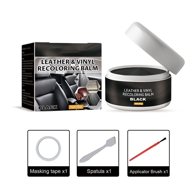 🔥1 acheté = 1 offert🎁 Crème réparatrice pour cuir – Comble les rayures et les éraflures, et redonne au cuir toute sa texture. Disponible en plusieurs couleurs ! 💺🛡️