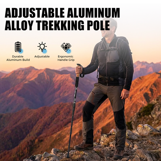 🔥🎁 50% off  Adjustable Aluminum Alloy Trekking Pole