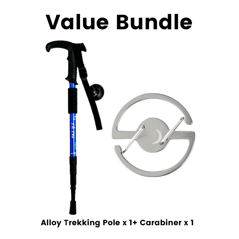 🔥🎁 50% off  Adjustable Aluminum Alloy Trekking Pole