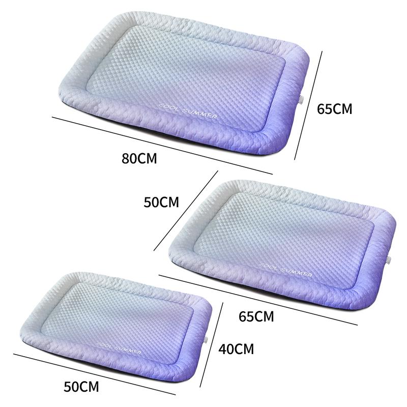 🔥 SALE ONLY￡13.99!!❄Pawchill™🇬🇧Pet Cooling Mat for Dogs & Cats 🐾  Naturally Cool Ice-Silk Pad • Breathable, Washable & Soft 🌿  For Floors, Sofas & Car Travel • Multiple Sizes • Gradient Colours ☀️🐶🐱