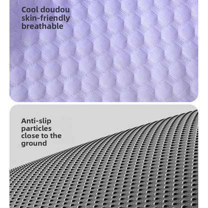 🔥 SALE ONLY￡13.99!!❄Pawchill™🇬🇧Pet Cooling Mat for Dogs & Cats 🐾  Naturally Cool Ice-Silk Pad • Breathable, Washable & Soft 🌿  For Floors, Sofas & Car Travel • Multiple Sizes • Gradient Colours ☀️🐶🐱