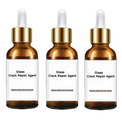 🏆 Last Day Special Price £8.99! 🏭Buy 1 Get 1 Free💦Glass Crack Repair Agent🚗One drop fixes all glass cracks！