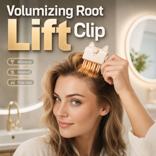 🔥 -50 % | 💇Pince Chauffante Sans Fil – Volumateur Racine Cheveux Fins