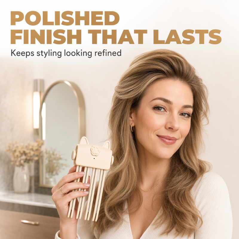 🔥 -50 % | 💇Pince Chauffante Sans Fil – Volumateur Racine Cheveux Fins