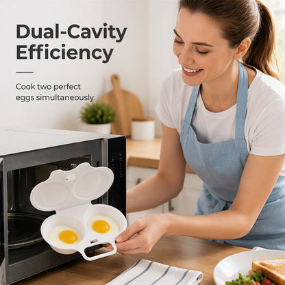 ⏳Limited-time 50% off⏰Microwave Egg Poacher with Lid & Handle🍳🥗