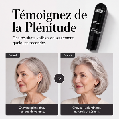 Spray coiffant volumisant pour cheveux 90 ml, brume volumisante longue durée au parfum de pêche
