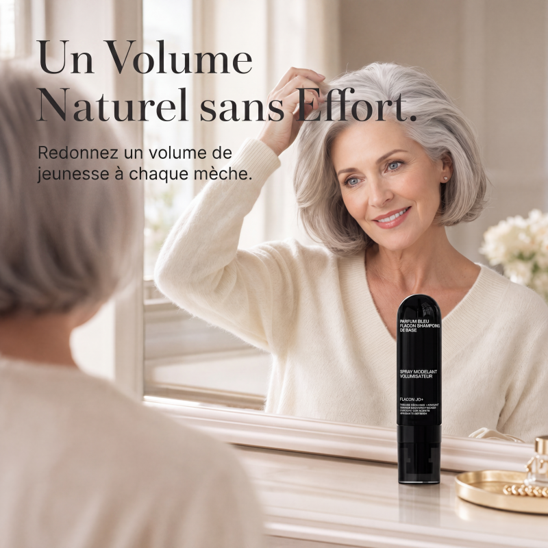 Spray coiffant volumisant pour cheveux 90 ml, brume volumisante longue durée au parfum de pêche