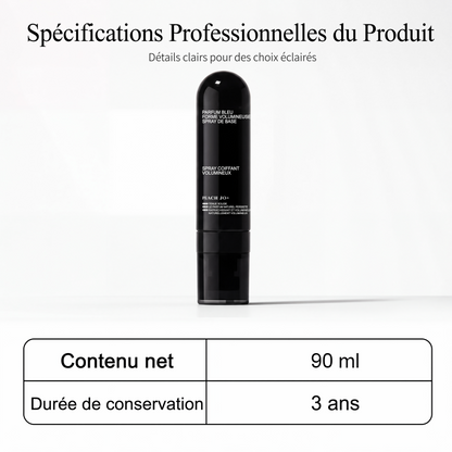 Spray coiffant volumisant pour cheveux 90 ml, brume volumisante longue durée au parfum de pêche