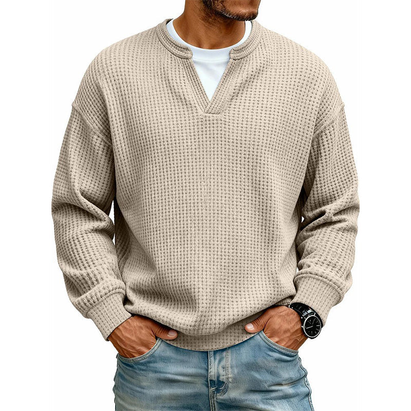 🎁 Vente 2026 — Plus de 40 100 vendus!✨T-shirt en nid d'abeille confort superposé