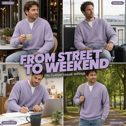 ✨ 50% OFF | Layered Comfort Waffle Tee 👕