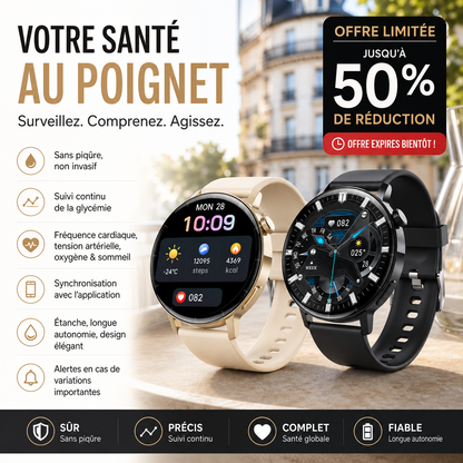 ⌚ 50 % DE RÉDUCTION EN CE MOMENT ! ⚡Montre intelligente multifonctionnelle